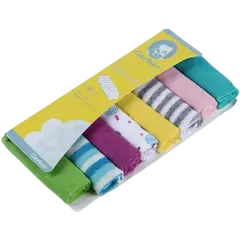 Baby Small Square Towels Baby Feeding Napkins Newborn Child Handkerchief Face Washing Easily Washable And Dryable Pack Of 8pcs - Rokomari